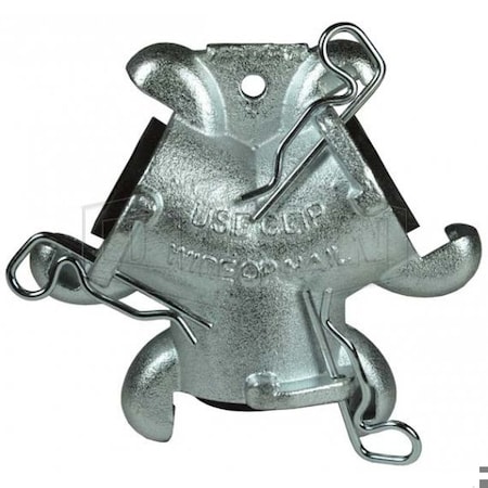 Dixon Global Air King Universal Triple Connection Hose End Coupling, Steel, Plated, Domestic GAM10